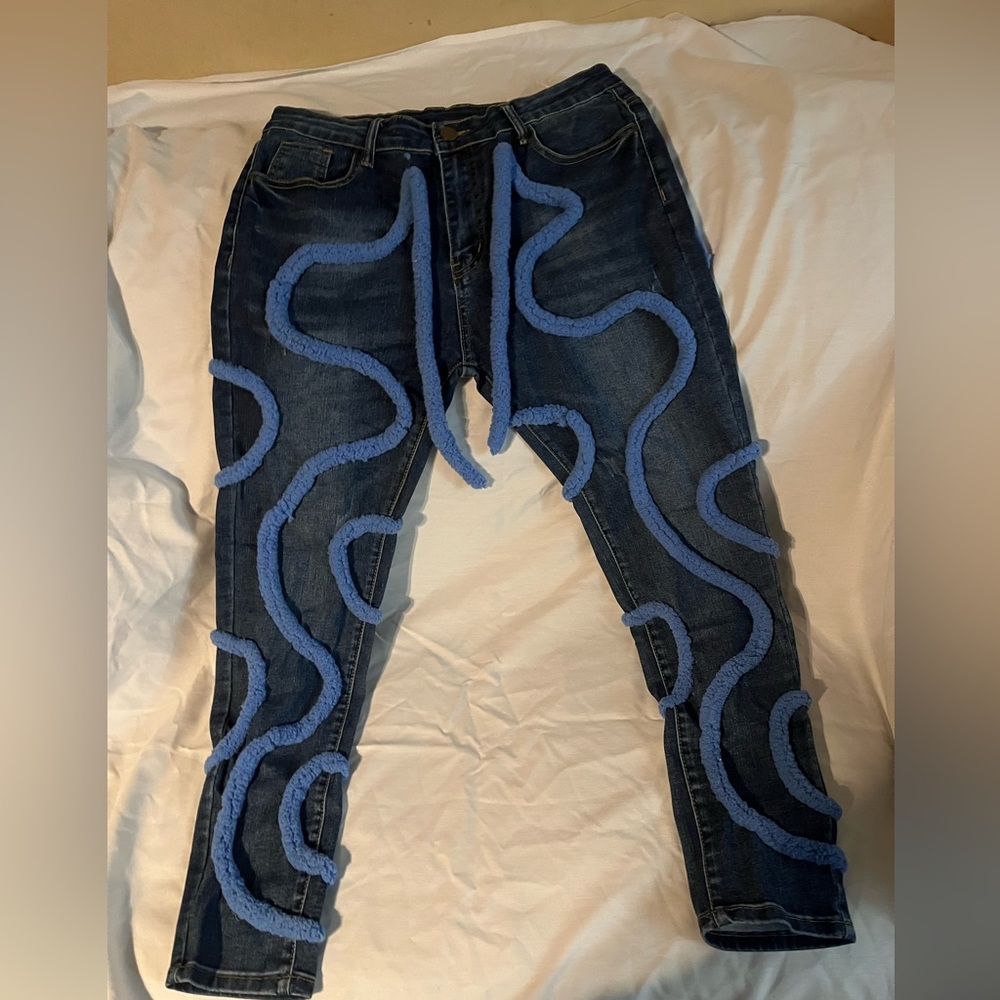 Men’s jeans - yarn design